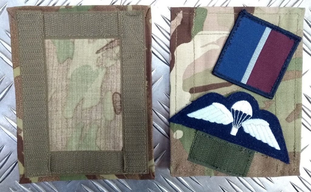 MTP Blanking Patches with Parachutist & RAF Royal Air Force A/F TRF Patches, Hook & Loop for EAW/EAG