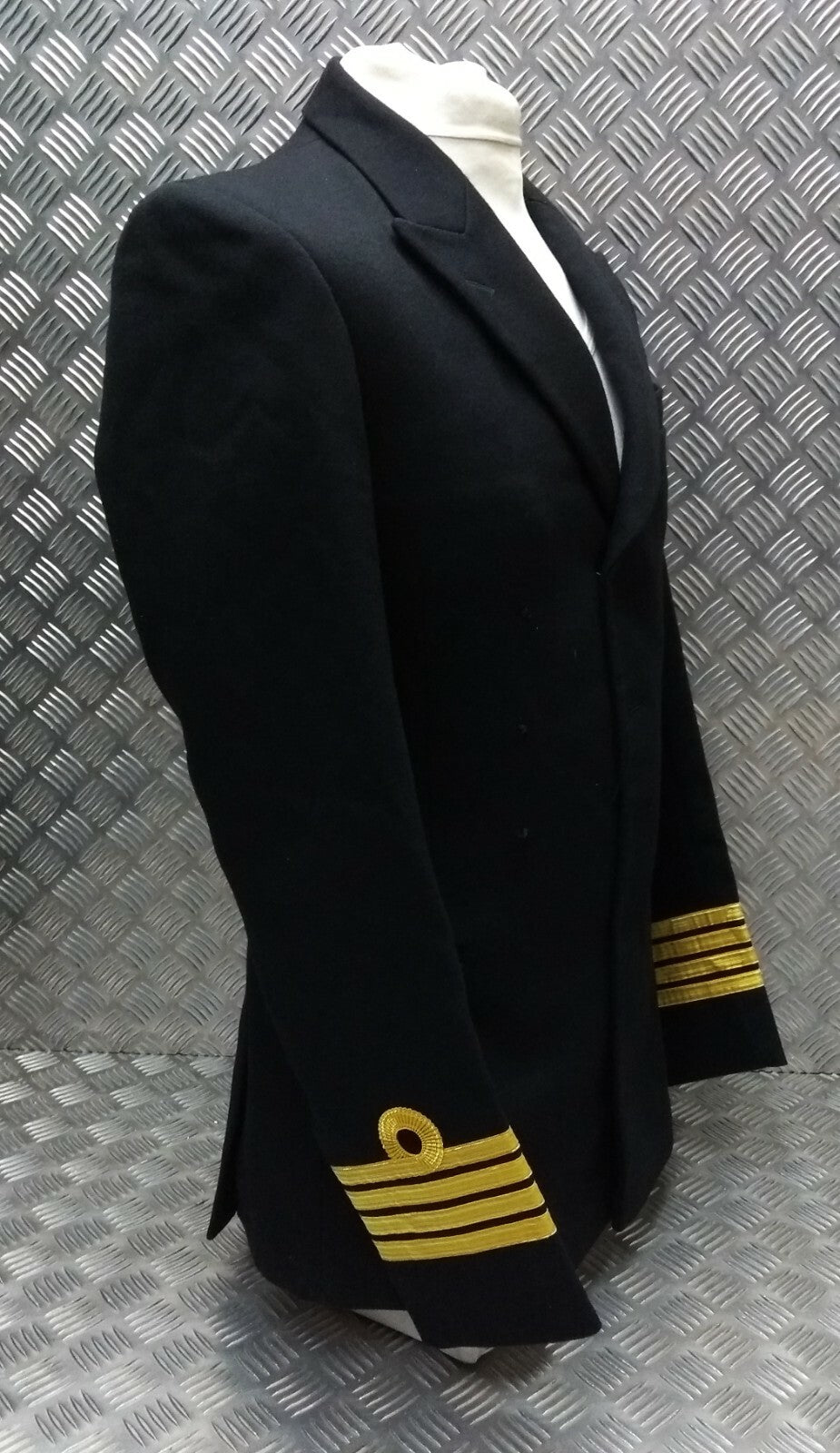 No1B Captain Rank CPT Barathea Dress Uniform Jacket British Royal Navy Issue