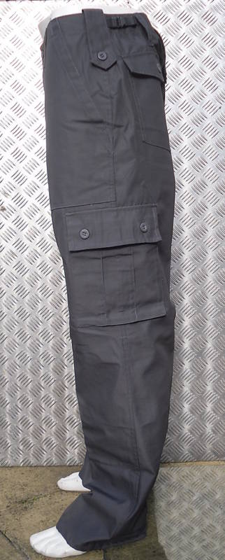 Grey Military Style Combat Cargo / Utility / Field Trousers Size 24"-28" - NEW