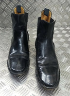 Genuine British Officers Chelsea Boots Black Leather Ceremonial Faulty