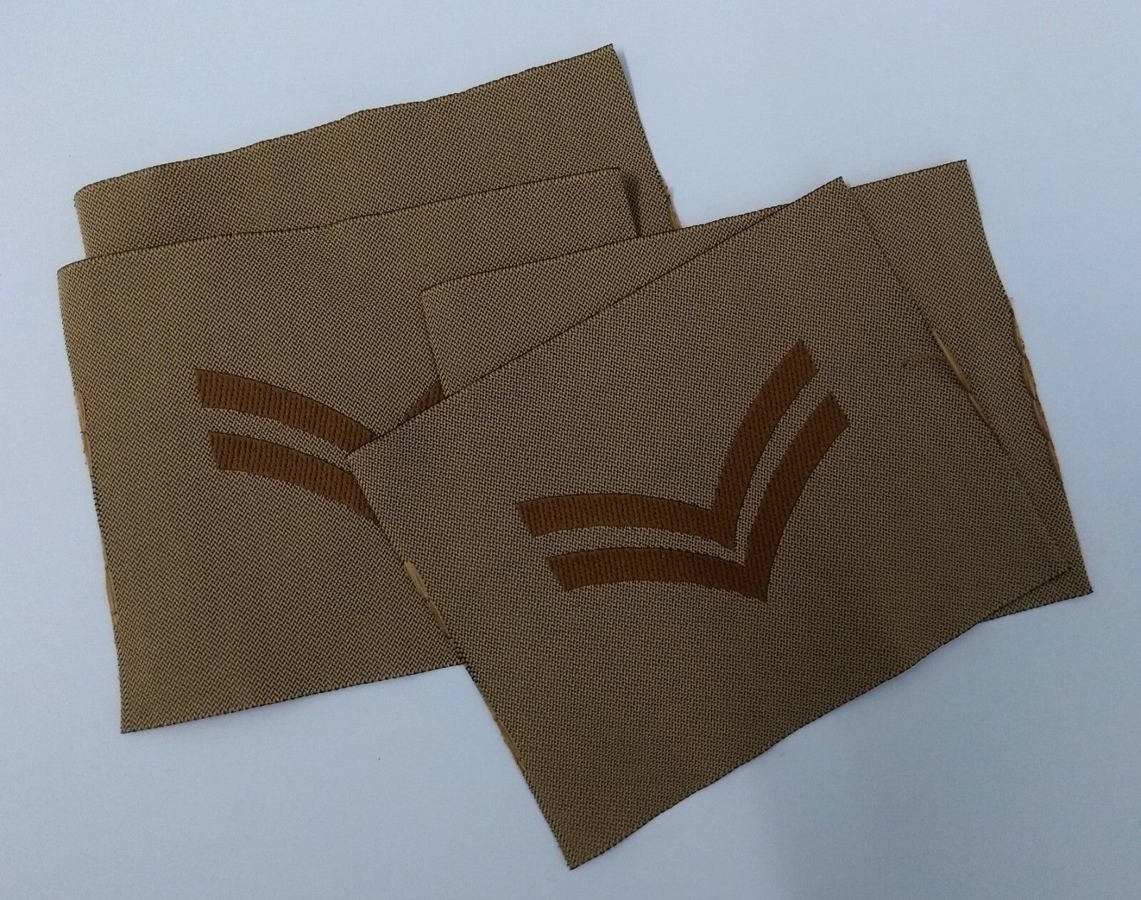 Operation Telic Chevrons Patches Corporal 2 Bar Genuine British Issue X10 Badges