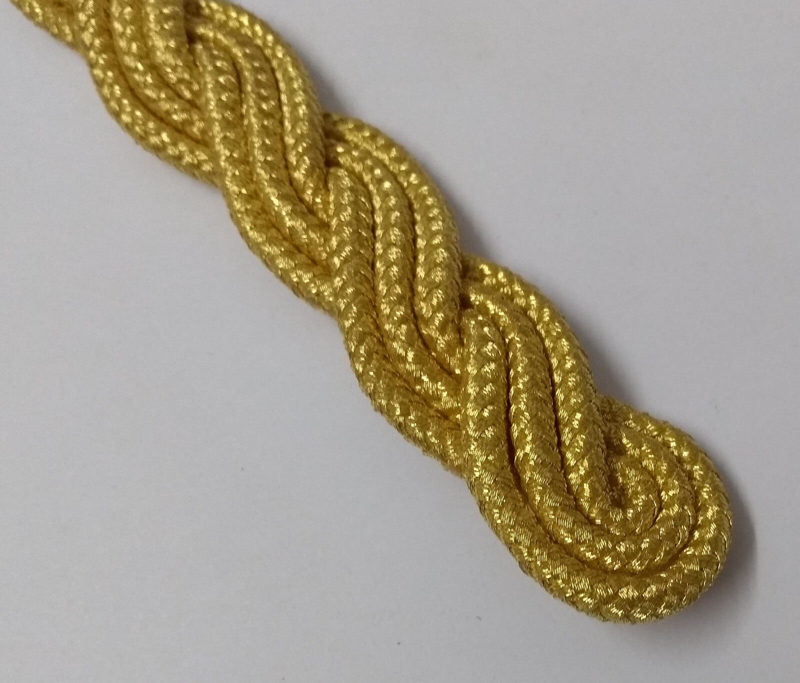 Gold Cords Shoulder British Made Army Issue no Rank Insignia Ceremonial