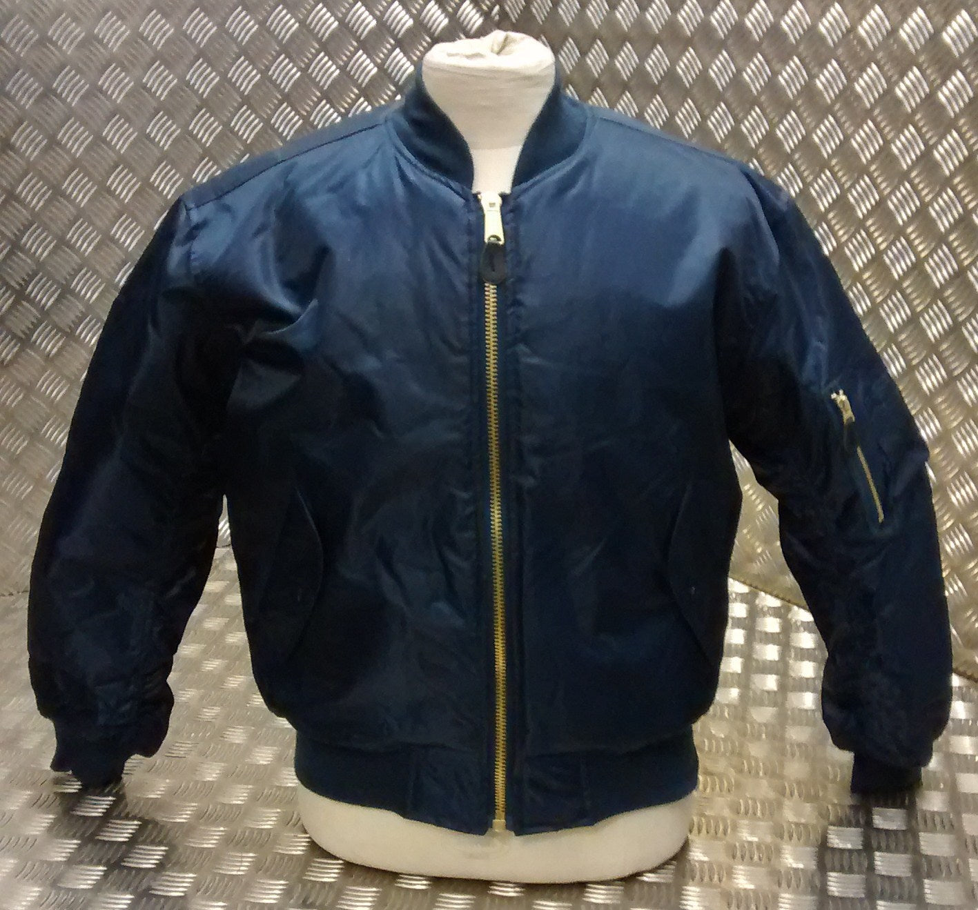 MA1 US Military Style Bomber Jacket Blue - NEW