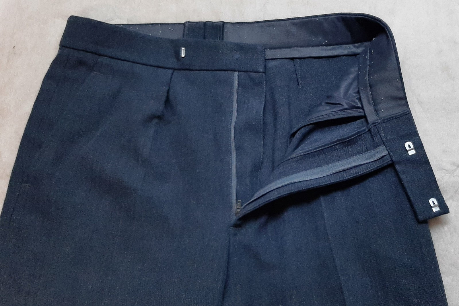 RAF Trousers Mens Blue - Grey Old Pattern British Dress Waist 34"