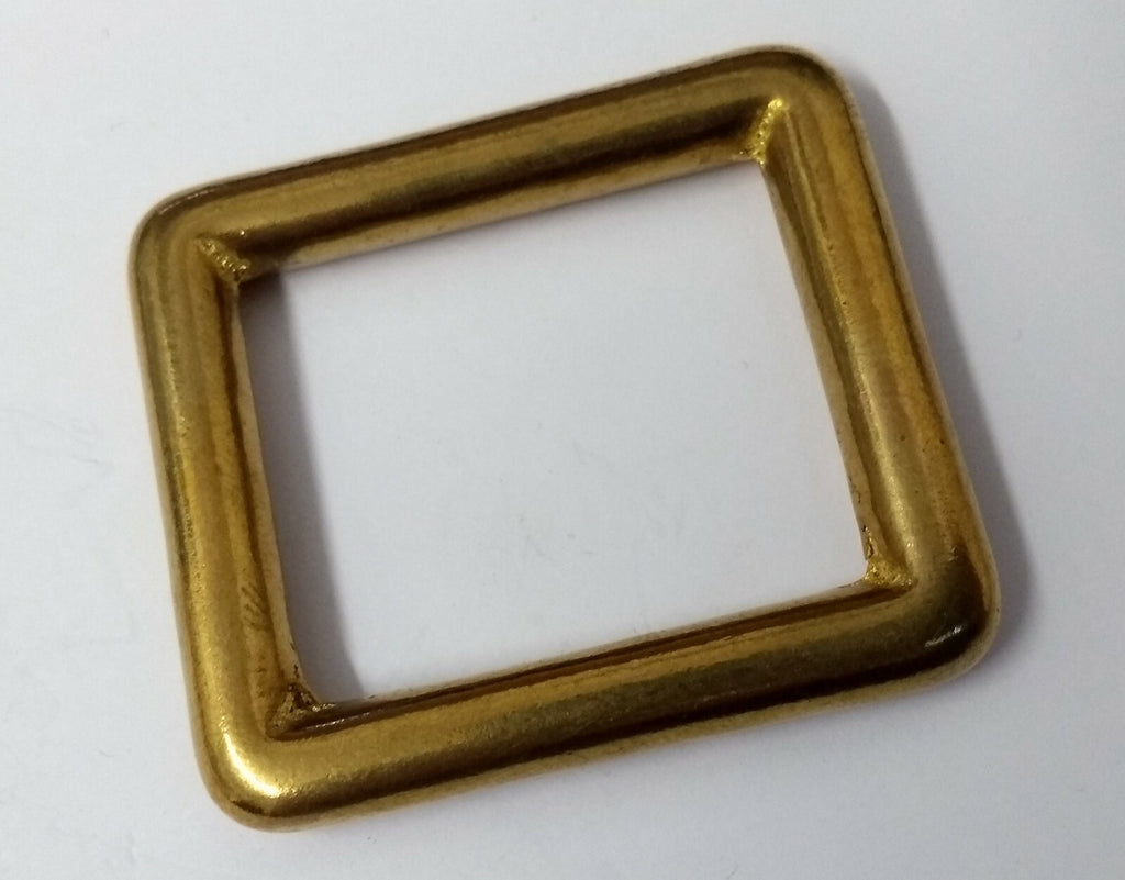 Genuine Vintage British Square Ring Stay For Leather Straps x 2 New