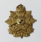 Vintage Kings Crown The Border Regiment Insignia Metal Badge British Army Issue
