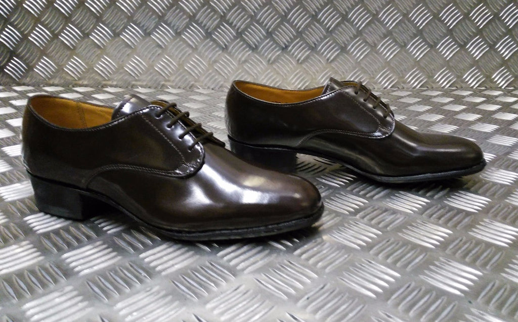 Genuine British Issue Womens Brown Leather Service Gibson Shoe- NEW