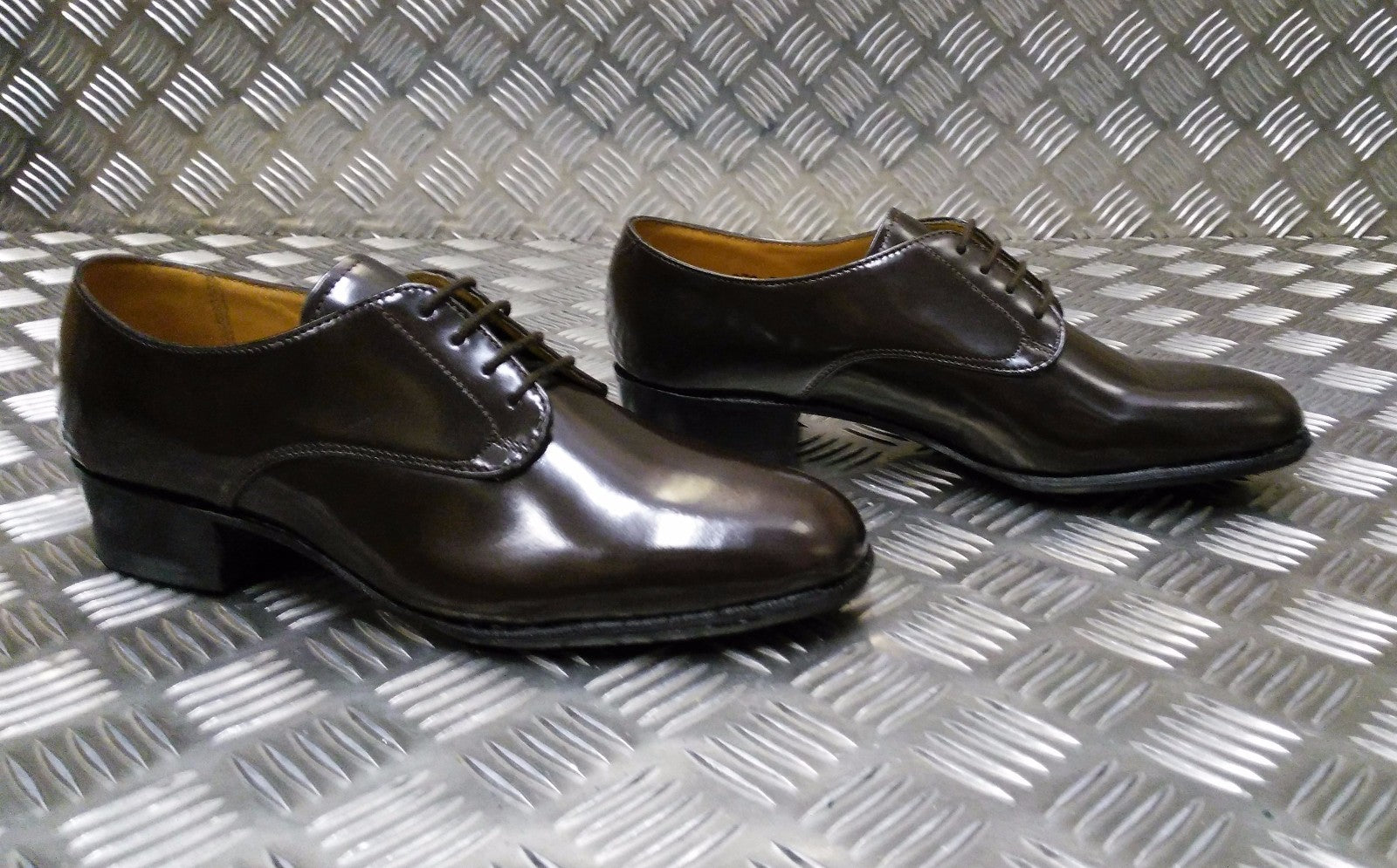 Genuine British Issue Womens Brown Leather Service Gibson Shoe- NEW