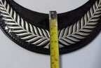 Genuine British Made Senior Officer Silver Leaf Braid Dress Cap Peak NEW