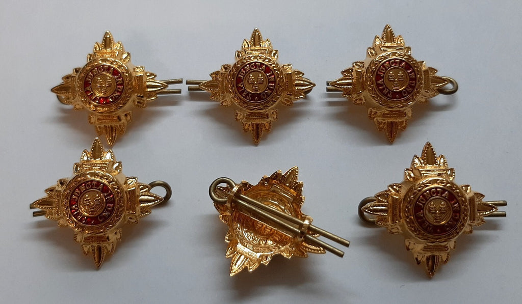 Genuine Issue Officer Rank Pips Metal Tria Juncta In Uno Assorted Ranks