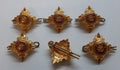 Genuine Issue Officer Rank Pips Metal Tria Juncta In Uno Assorted Ranks