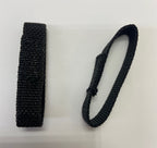 Genuine British Ceremonial Issue Black Courlene Belt Keepers Stays NEW
