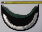Genuine British Made Senior Officer 1/2" Silver Braid Dress Cap Peak New