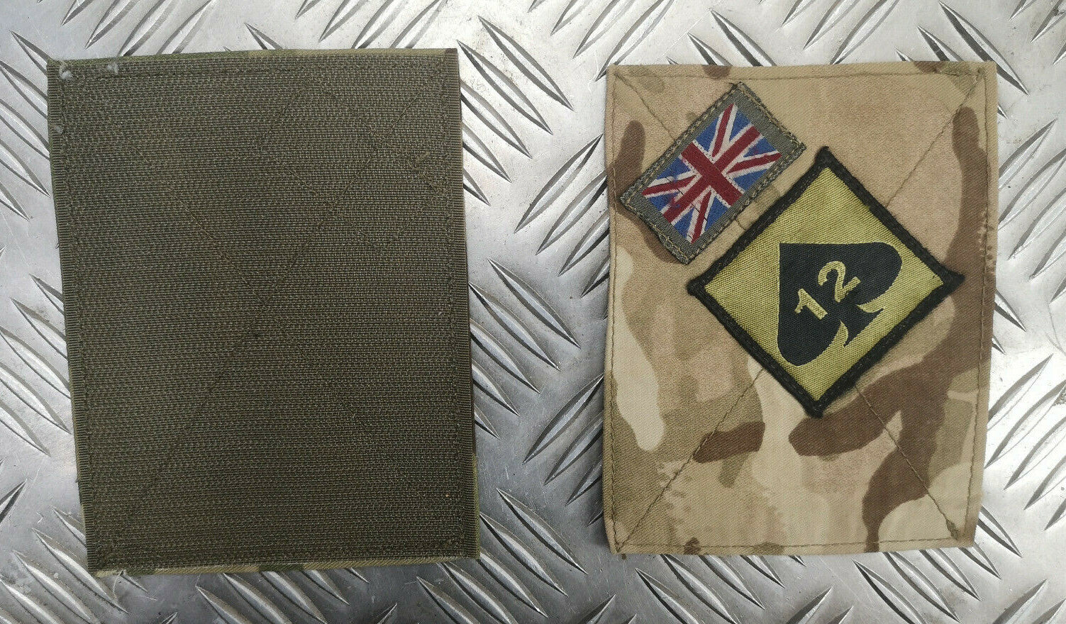 MTP Blanking Patches with 12th Armoured Infantry Brigade TRF Patch British Army