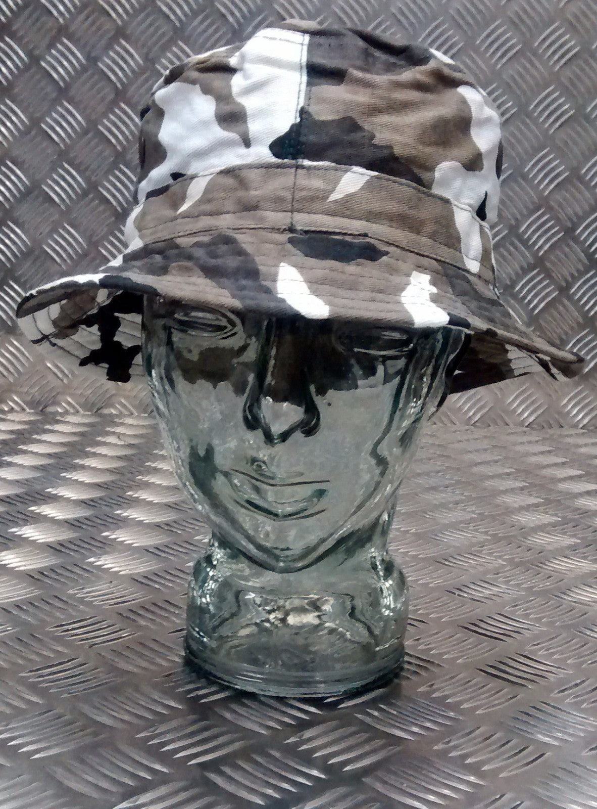 Military Style Special Forces Boonie Hat / Bush Hat Short Brim Urban Camo NEW