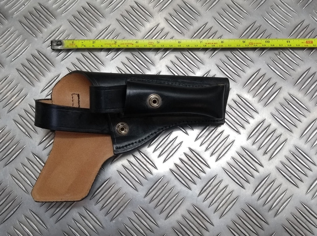 Ceremonial Parade Holster Black Matt Leather Issue Made in UK