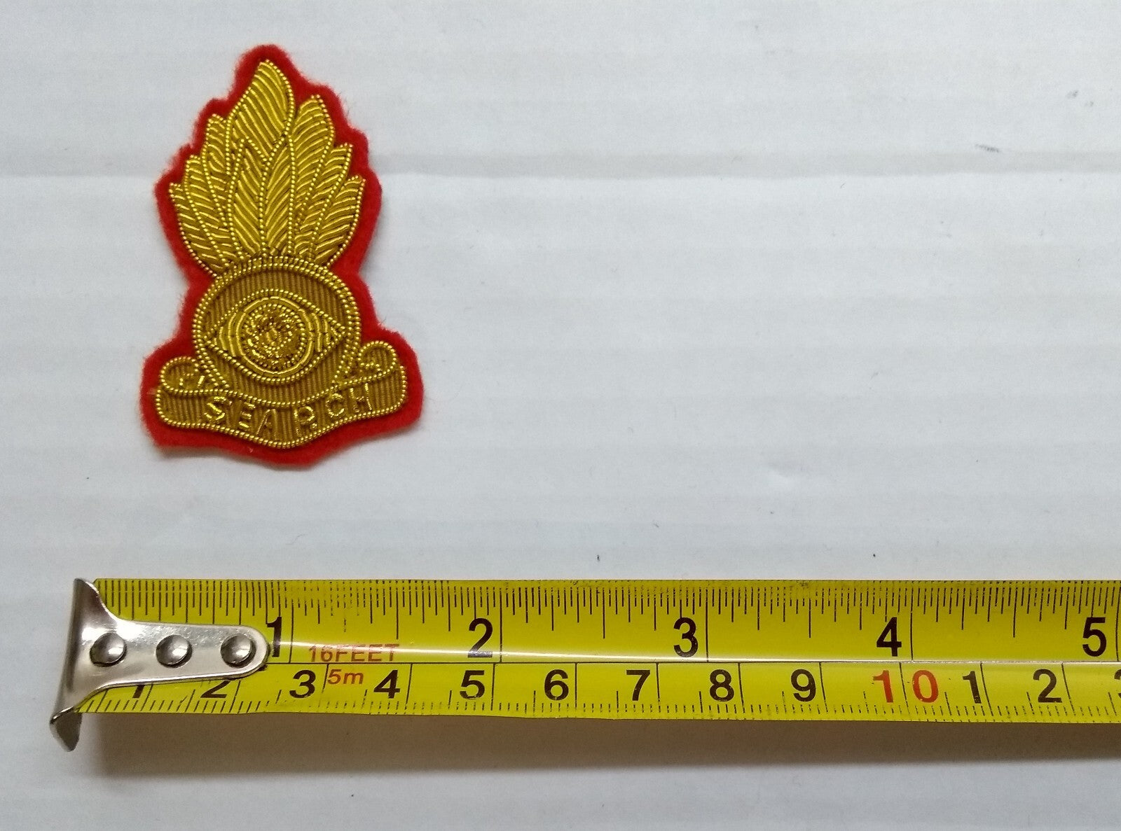 Mess Kit Badge Royal Engineers EOD Search British Hand Embroidered