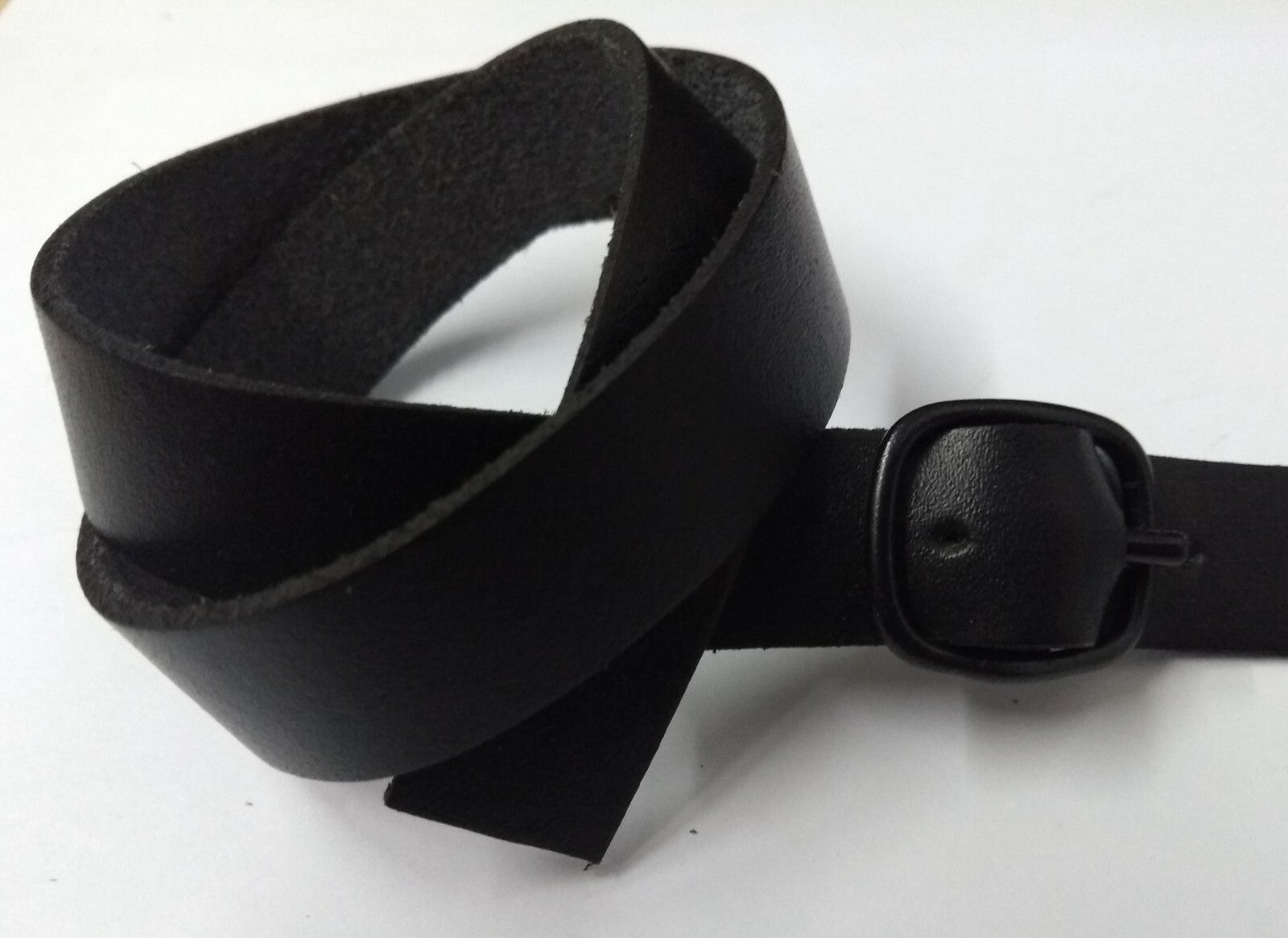 Genuine British Army Issue RHA Royal Horse Artillery 5/8" Leather Cap Strap