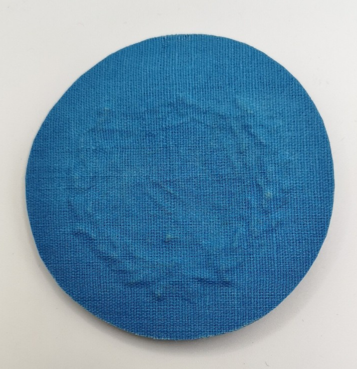 UN Nations Round White & Gold on Light Blue Felt Wire Braided Beret Badge NEW