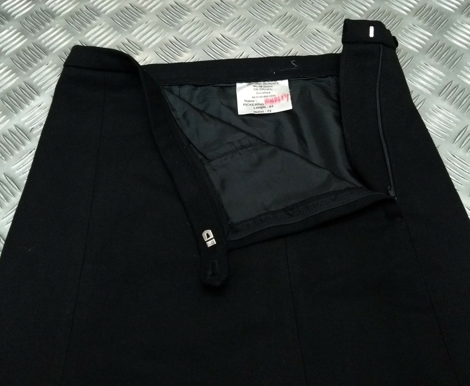 WRNS Skirt No1B Barathea OFC British Royal Navy Dress RN Uniform Issue