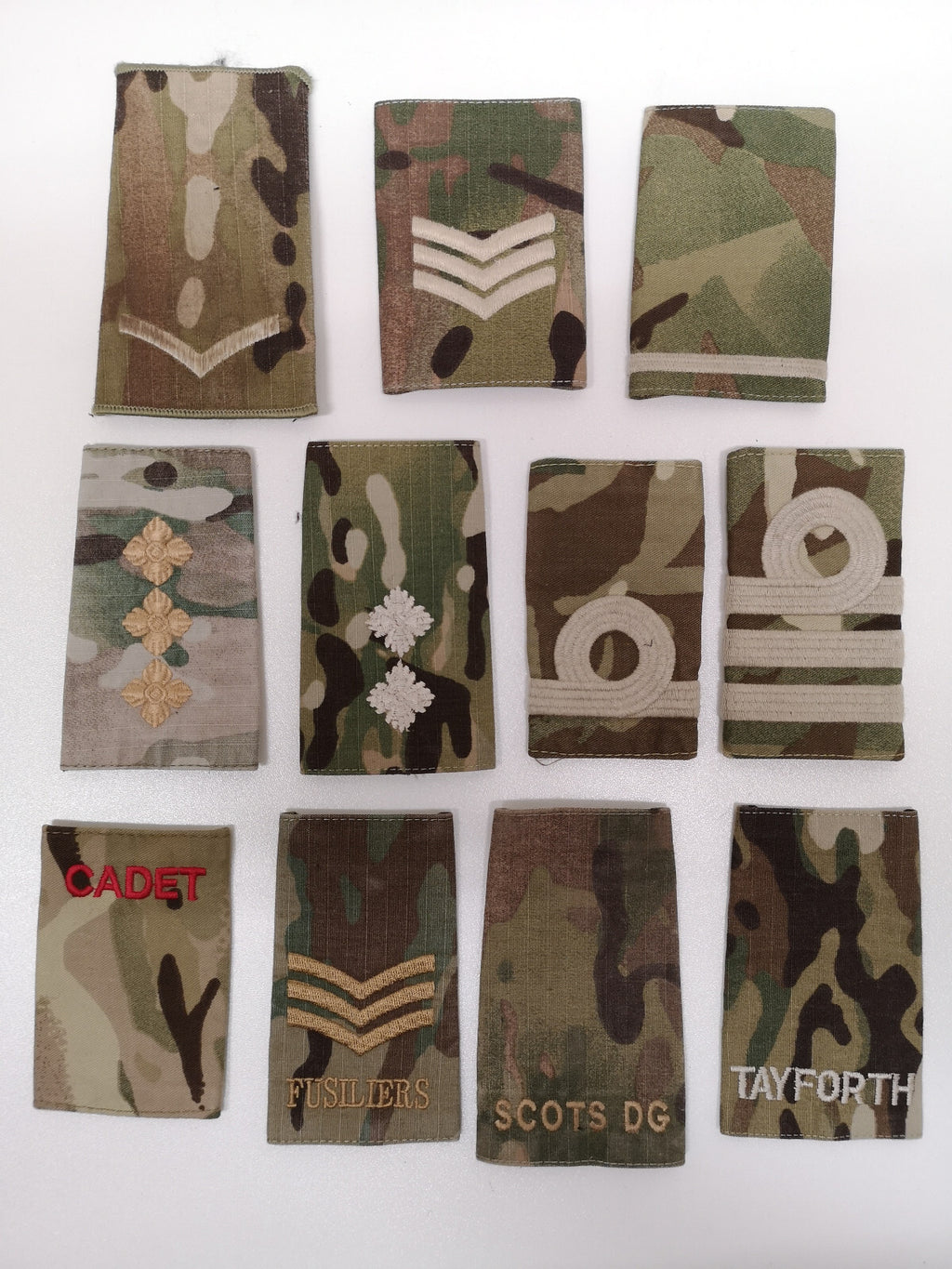 Rank Slide MTP Multi Camo Various Ranks - Used