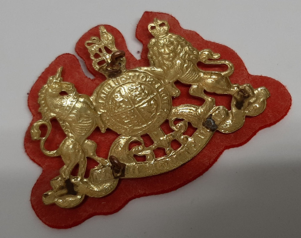 HCav Large Badge Coat of Arms / General Service with Scarlet Felt