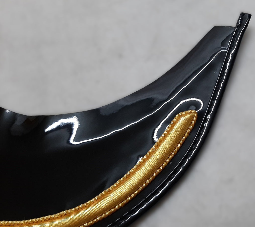 Field Ofc Peak British Gold Bar Visor for Female Dress Hat / Cap