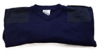 British Navy V-Neck Utility Jumper Sweater 80% Wool All Sizes
