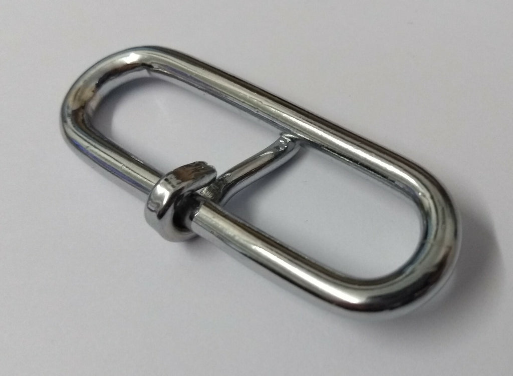 British Made Issue 1 3/4" Parade Chrome Belt Prong Slider X1