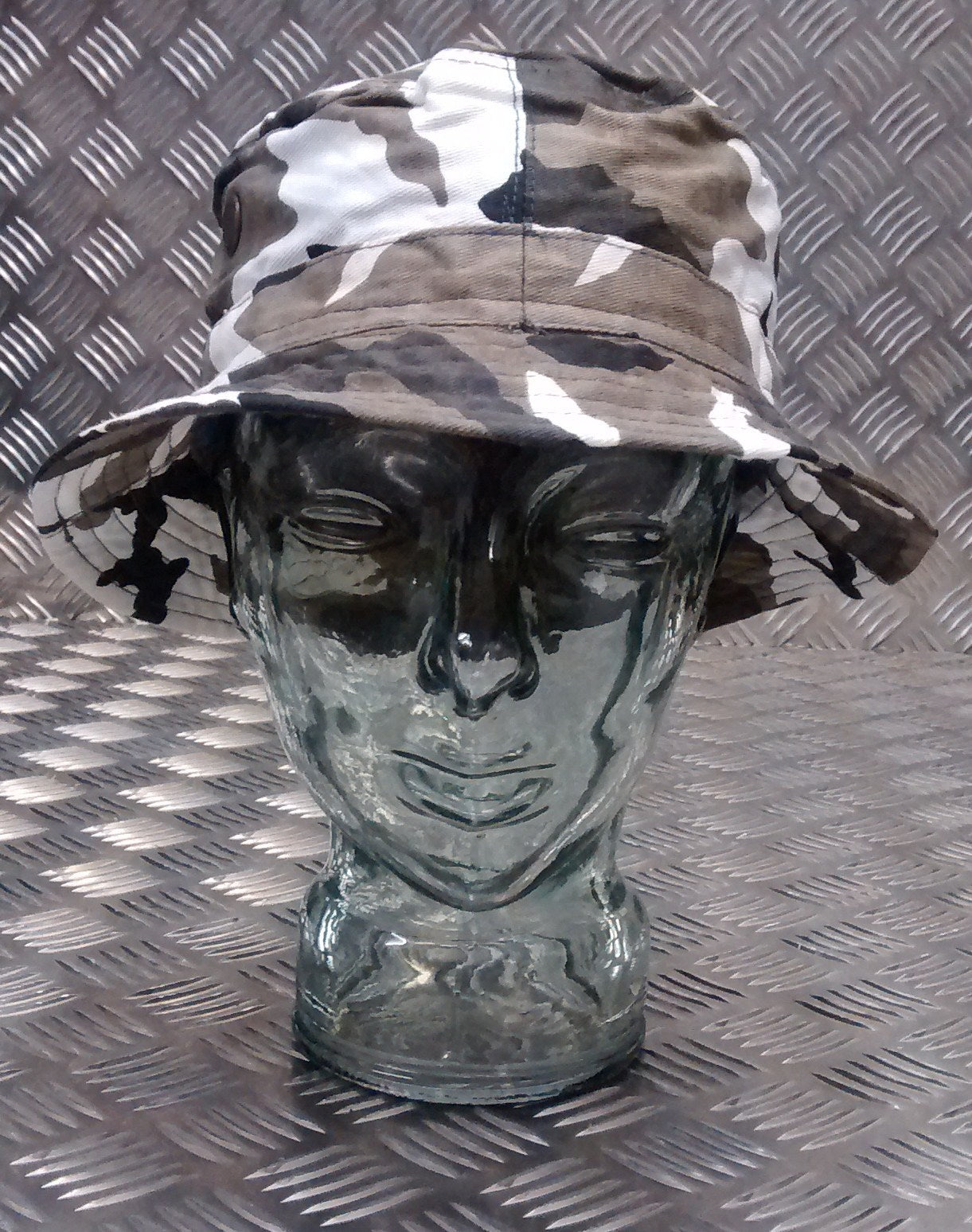 Military Style Special Forces Boonie Hat / Bush Hat Short Brim Urban Camo NEW