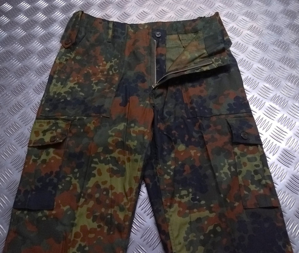 Flecktarn Camo Trousers Military Style Combat / Field Army Pants All Sizes - NEW