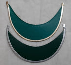 Officer Peak British Made Gold and Silver Bound Visor for Dress Hats