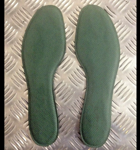 British Army Green Coloured Shoe / Boot Innersoles / Insoles - All sizes - NEW