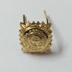 Genuine Issue Gold Coloured Officers 1/2" Rank Pips Stars X1 Pair GIM39