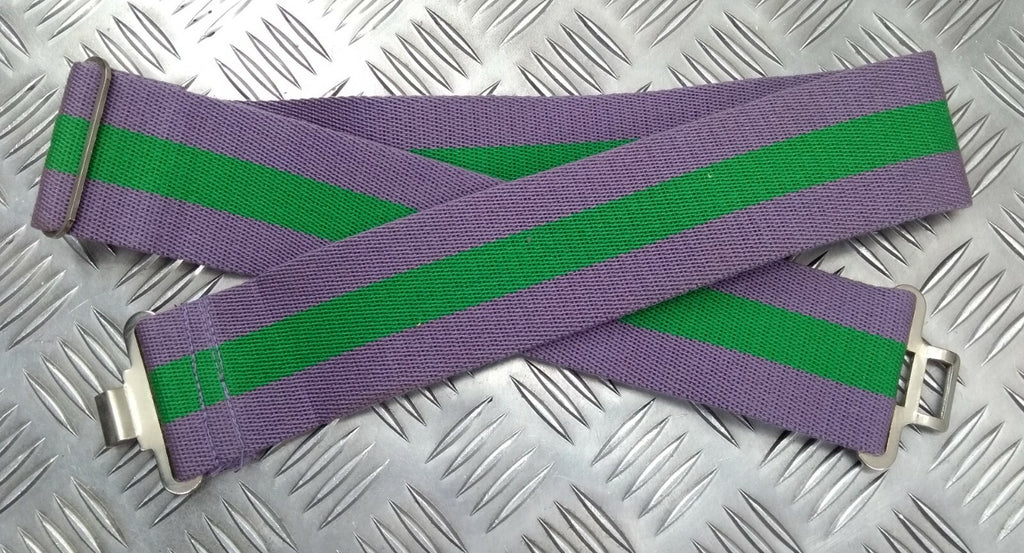 Canvas Festival Webbing Belt & Metal Buckle Fully Adjustable One Size Fits All