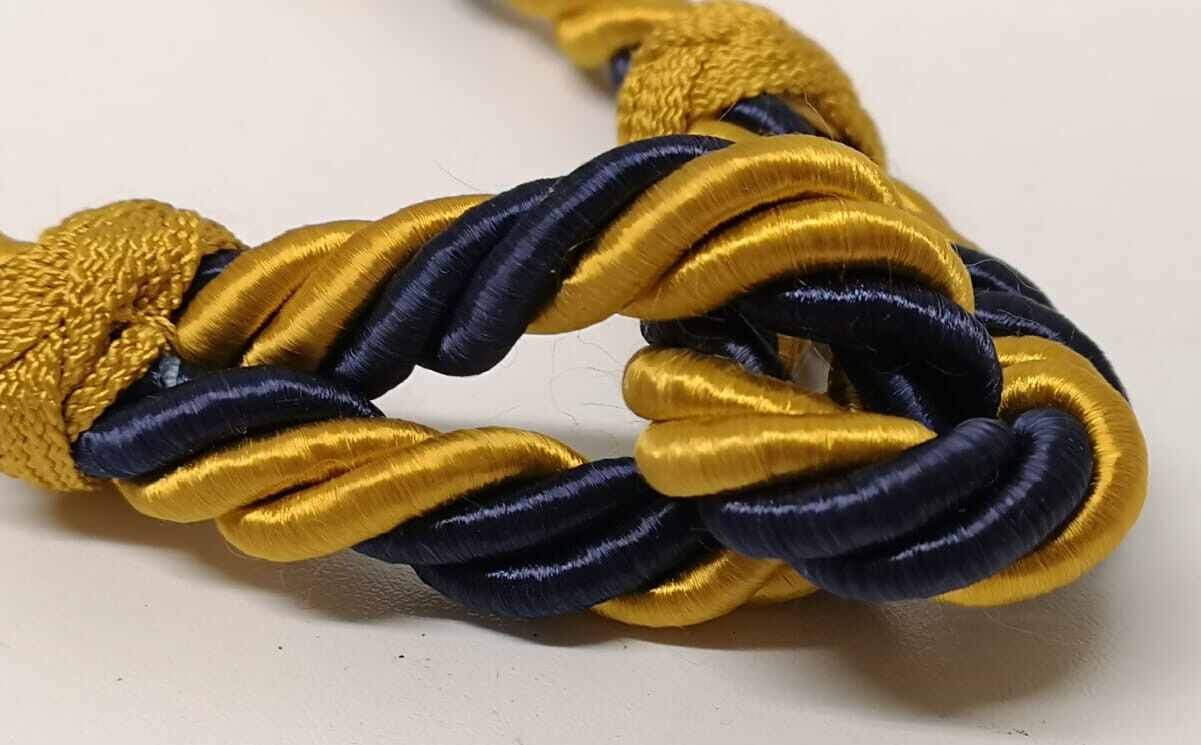 Royal Logistics Corps RLC Lanyard Dark Blue & Gold Interlocked Female - New