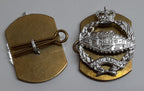 RTR OR Insignia Badge Royal Army Tank "Fear Naught" Soldiers Collar Badges 1 Pr