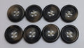EX Army Buttons Old Stock British Made Mottled Grey 4 Hole Size 23L / 15mm