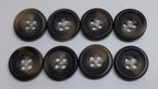EX Army Buttons Old Stock British Made Mottled Grey 4 Hole Size 23L / 15mm