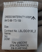 Army Stone Colour Woman's Maternity Dress Loose Fit Bust 92cm- NEW