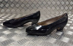 Genuine British WRAF WRNS WRAC Woman's Service Court Patent Leather Shoes