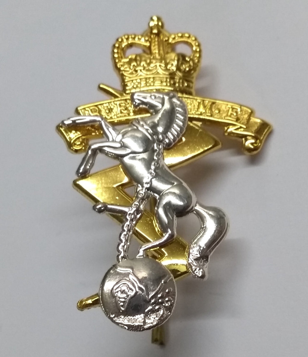 REME Hat Badge British Army Service Officers Gilt Dress Insignia NEW