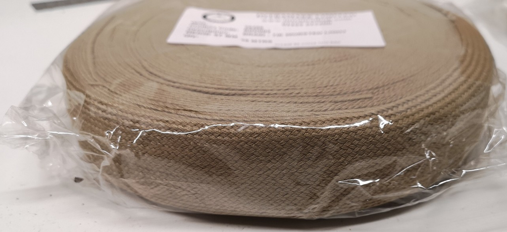 Style Worsted Knitted Light Beige Tie 47mm Full roll of 25m- NEW