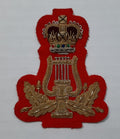 Lyre and Crown No1 and Ceremonial Dress British Army Red Embroidered Arm Patch