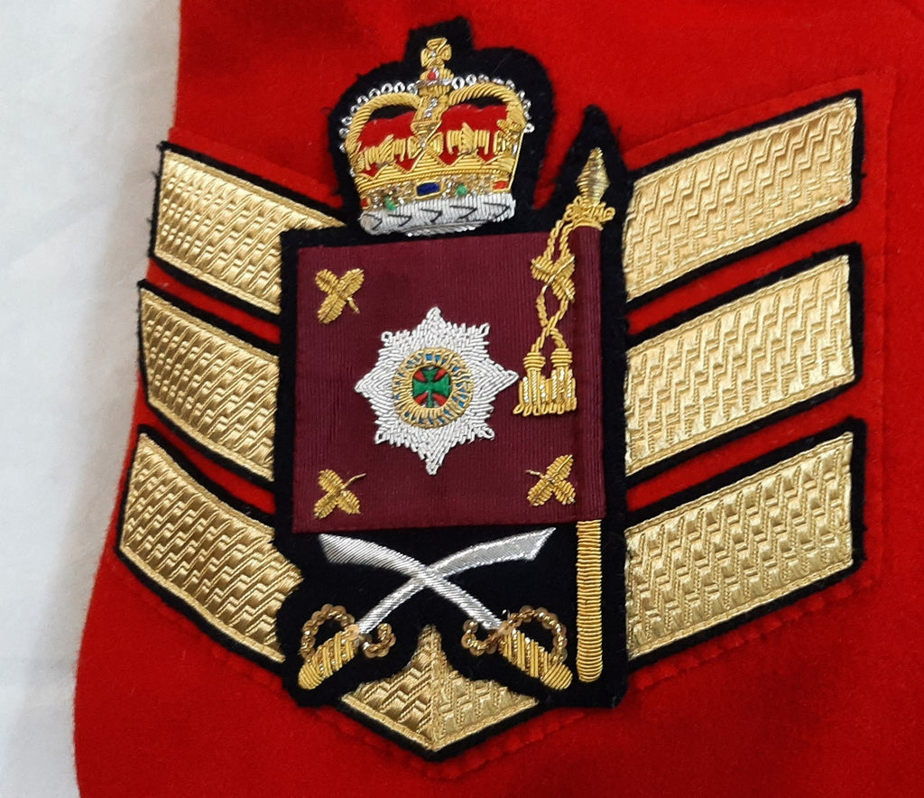 British Army Irish Red Tunic Scarlet Jacket IG With Gold Detail Good Size