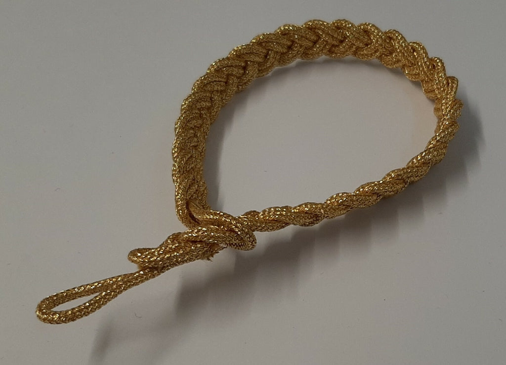 Issue British Made Upright Visor Dress Hat Chinstrap Gold Braided