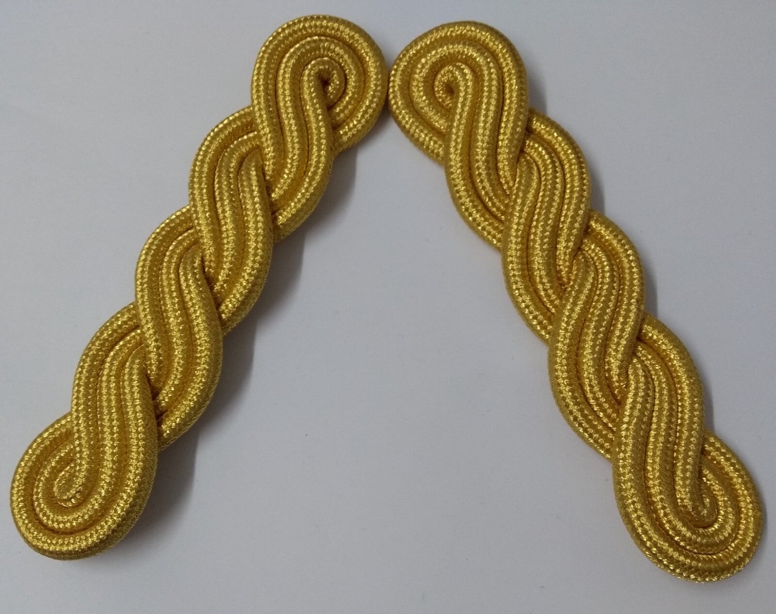 Shoulder Cords Gold Ceremonial Parade Issue No Insignia Made in the UK