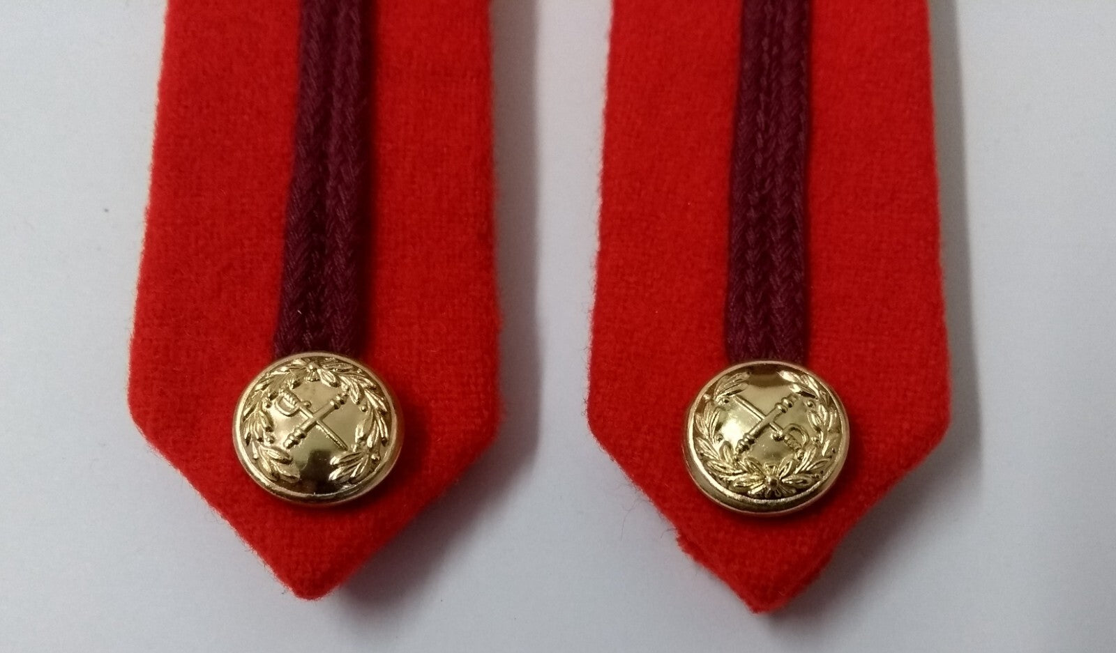 Staff Gorgets Collar Insignia For Officers No2 Uniform Dress Army Issue