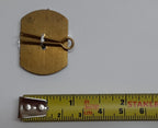 RTR OR Insignia Badge Royal Army Tank "Fear Naught" Soldiers Collar Badges 1 Pr