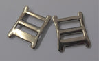 Army Roko Buckles Vintage British Issue 1" buckles 1 Pair New Old Stock